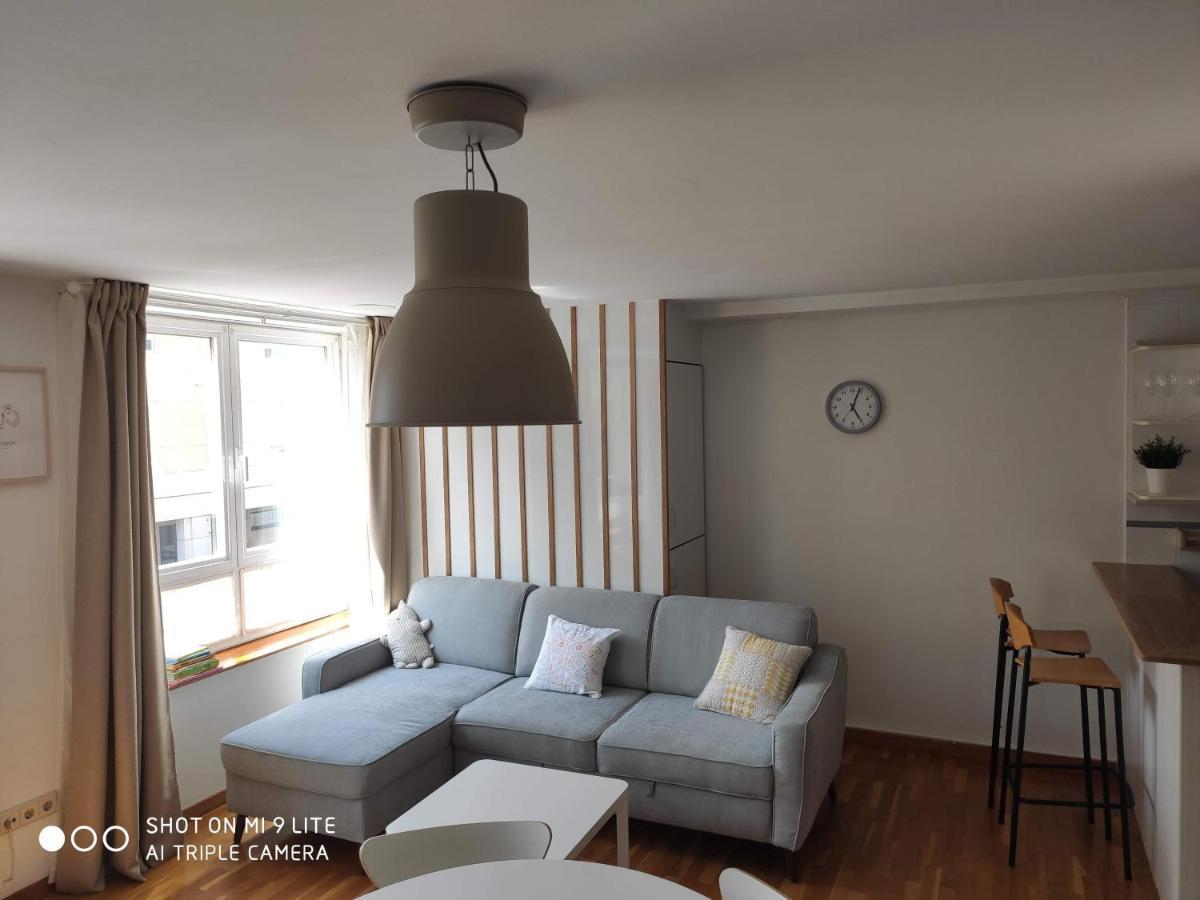 Luminoso Y Acogedor Apartamento En La Playa Oleiros Buitenkant foto